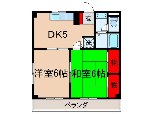 サニーエステートの物件間取画像